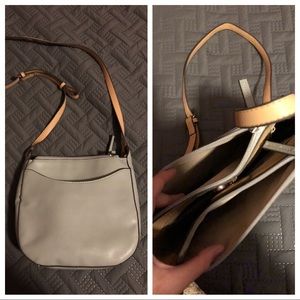 Light blue crossbody purse